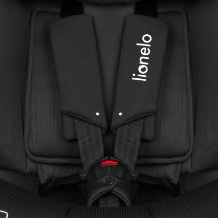Lionelo - Draaibare autostoel BRAVE i-Size met basis 40-150 cm Zwart Carbon