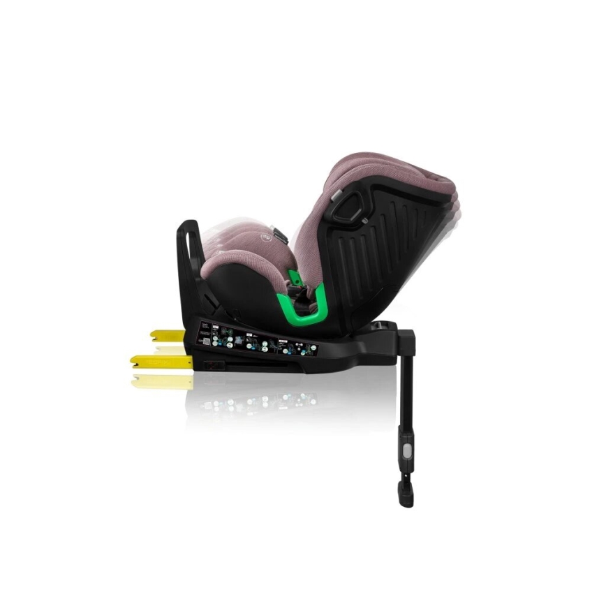 Lionelo - Autostoel met draaibare basis HARMONY i-Size 40-150 cm roze