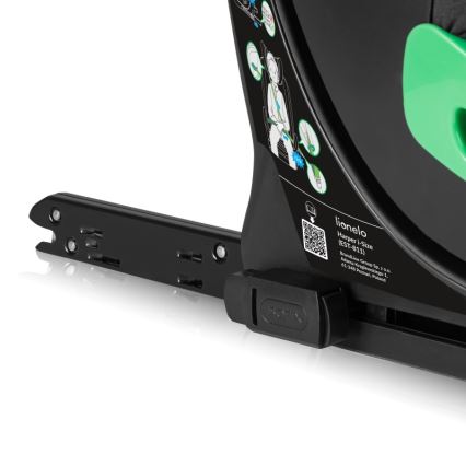 Lionelo - Draaibare autostoel HARPER i-Size met basis 76-150 cm Black Carbon