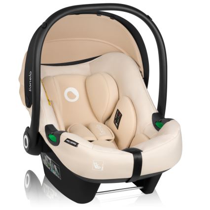 Lionelo - Draaibare autostoel met basis ASTRID SET i-Size 40-87 cm Beige Sand