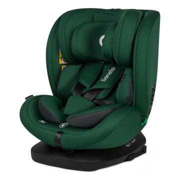 Lionelo - Draaibare autostoel met basis BASTIAAN i-Size 40-150 cm Green Forest