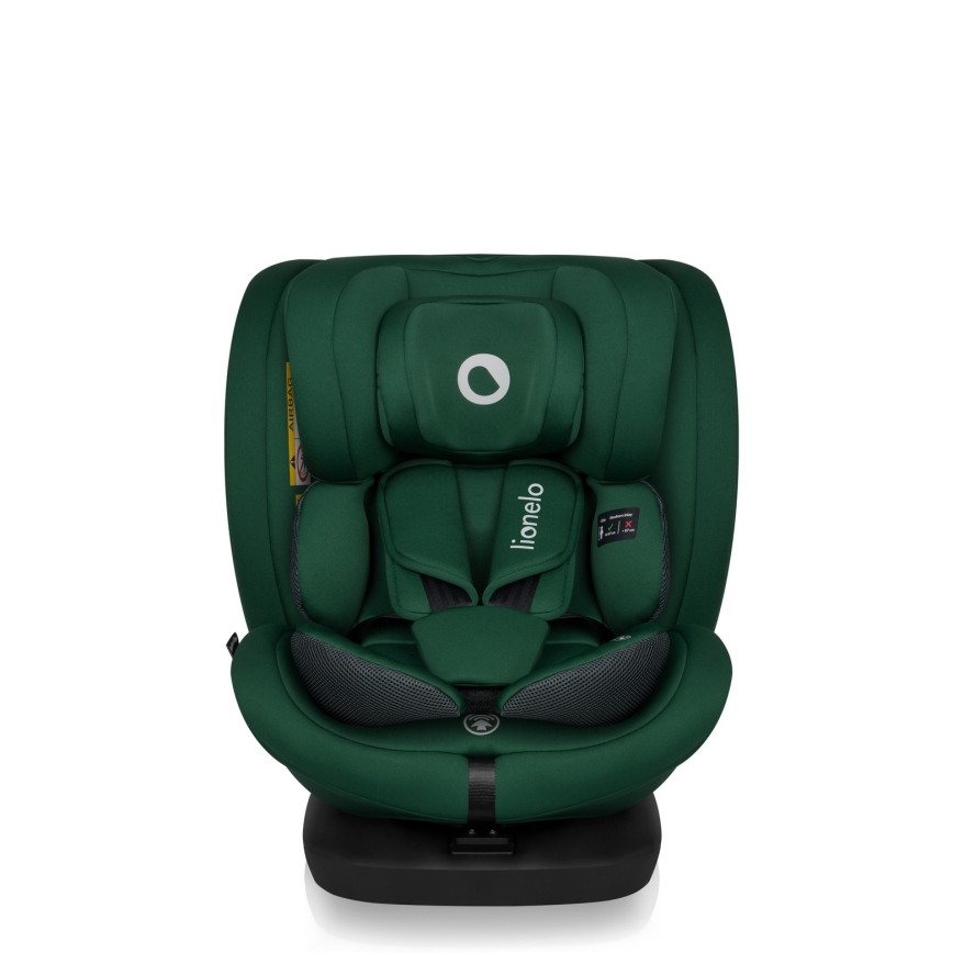 Lionelo - Draaibare autostoel met basis BASTIAAN i-Size 40-150 cm Green Forest