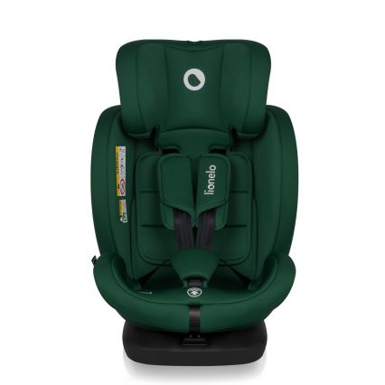 Lionelo - Draaibare autostoel met basis BASTIAAN i-Size 40-150 cm Green Forest