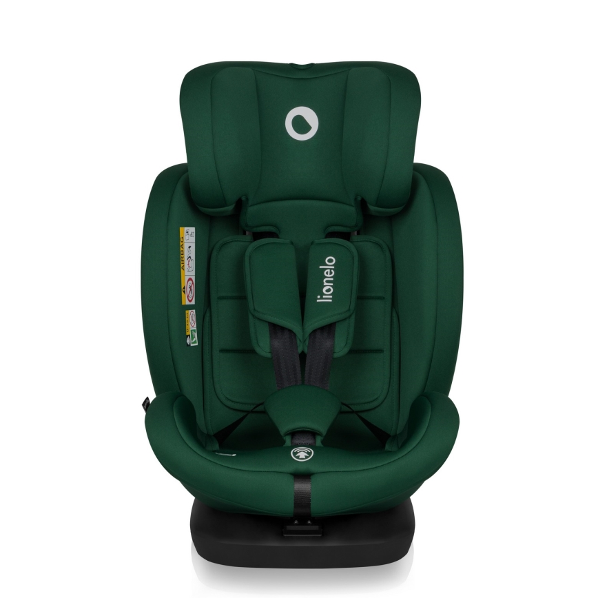 Lionelo - Draaibare autostoel met basis BASTIAAN i-Size 40-150 cm Green Forest