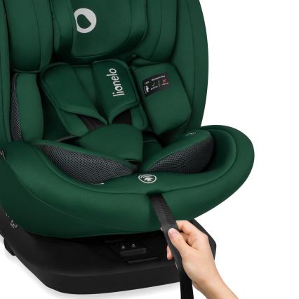 Lionelo - Draaibare autostoel met basis BASTIAAN i-Size 40-150 cm Green Forest