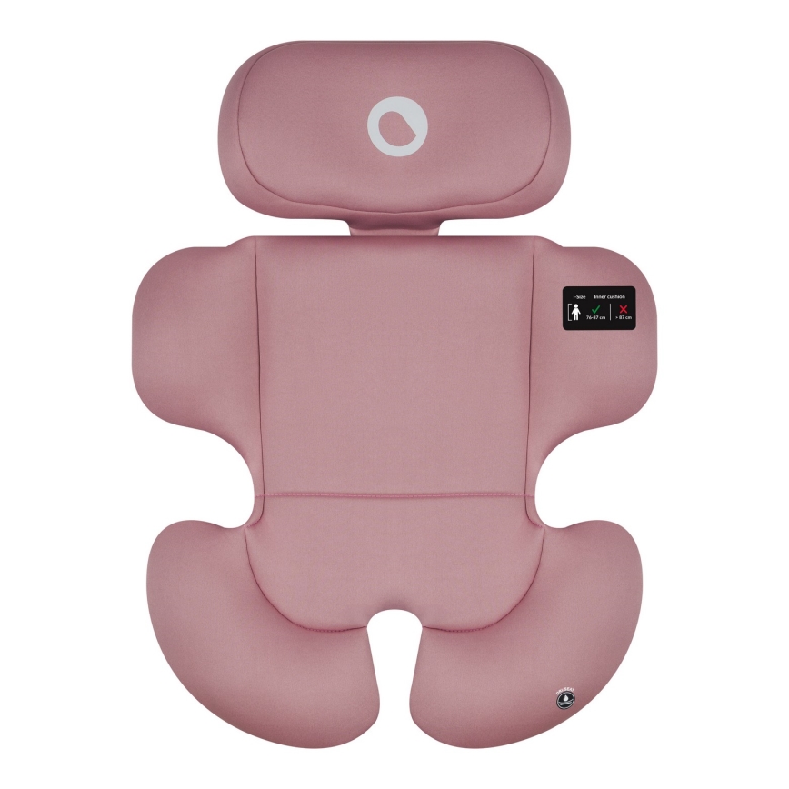 Lionelo - Draaibare autostoel met basis BASTIAAN i-Size 40-150 cm Pink Rose