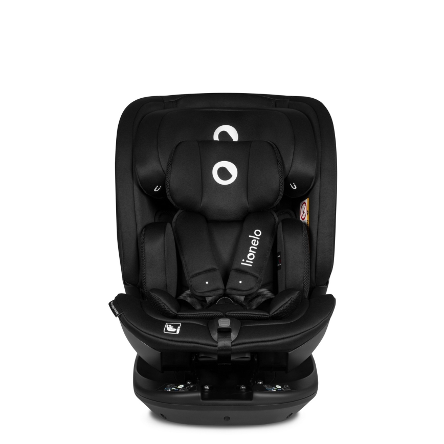 Lionelo - Draaibare autostoel met basis BASTIAAN i-Size 40-150 cm Zwart Carbon