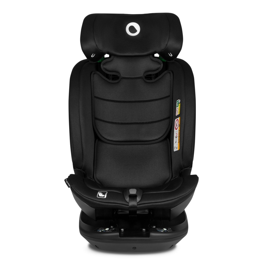 Lionelo - Draaibare autostoel met basis BASTIAAN i-Size 40-150 cm Zwart Carbon