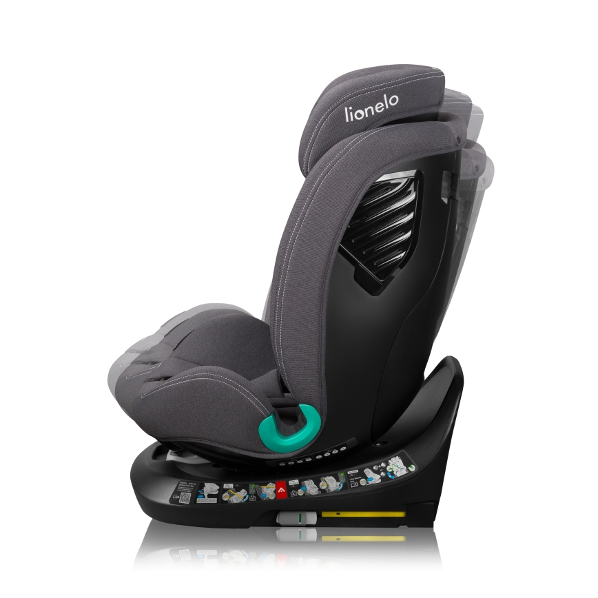 Lionelo - Autostoel met draaibare basis BASTIAAN ONE i-Size 40-150 cm Grey Stone