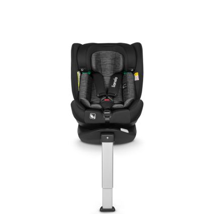 Lionelo - Draaibare autostoel met basis BRAAM i-Size 40-150 cm Zwart Carbon