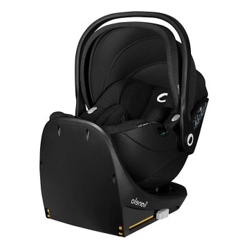 Lionelo - Draaibare autostoel met basis MOXIE SET i-Size 40-87 cm Black Carbon