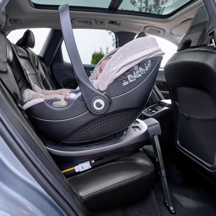 Lionelo - Draaibare autostoel met basis MOXIE SET i-Size 40-87 cm Roze-mauve