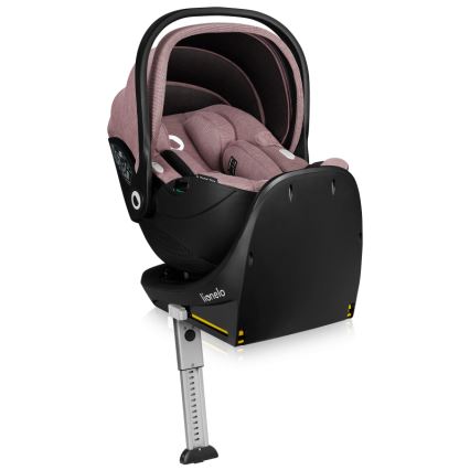 Lionelo - Draaibare autostoel met basis MOXIE SET i-Size 40-87 cm Roze-mauve