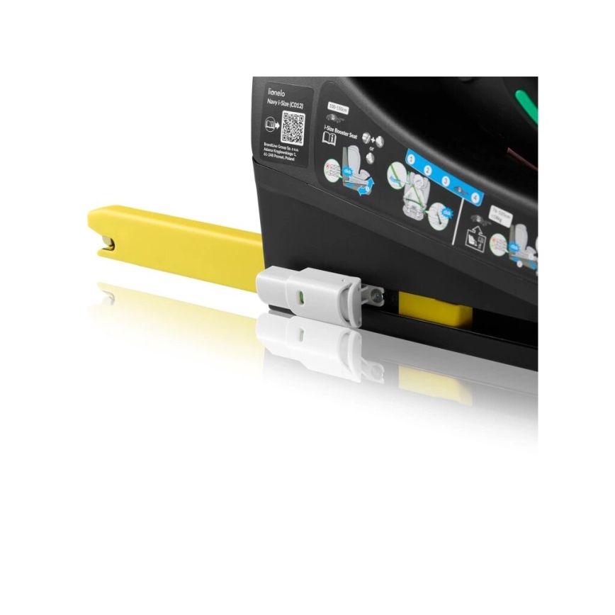 Lionelo - Draaibare autostoel met basis NAVY i-Size 40-150 cm zwart