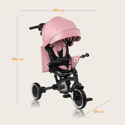 Lionelo - Drieënauto TRIS PLUS Roze