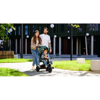 Lionelo - Driewieler voor kinderen HAARI groen/zwart