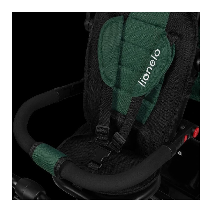 Lionelo - Driewieler voor kinderen HAARI groen/zwart