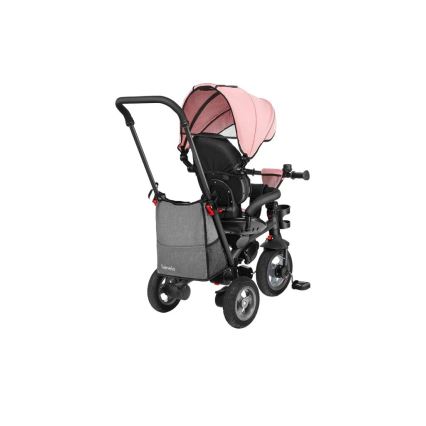 Lionelo - Driewieler voor kinderen TRIS roze/grijs