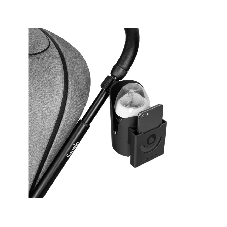 Lionelo - Drinkhouder voor kinderwagen OVE Black Onyx