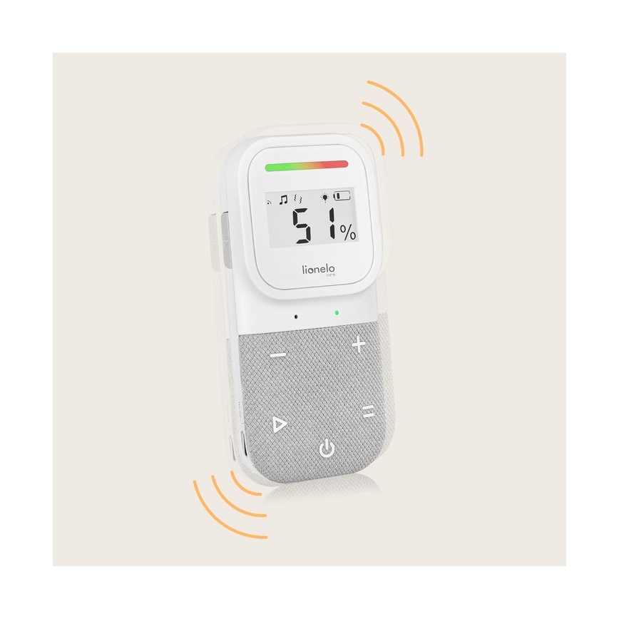 Lionelo - Écoute-bébé audio rechargeable sans fil BABYLINE 2.3 5V