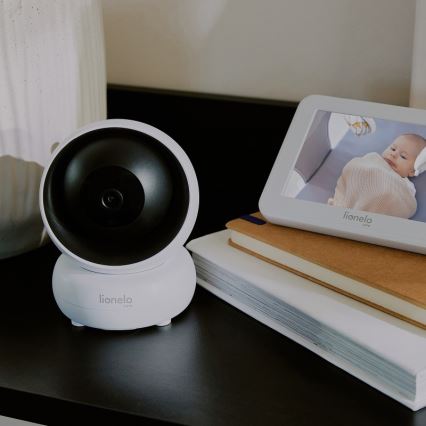 Lionelo - Écoute-bébé avec moniteur BABYLINE 8.3 5V 3600 mAh