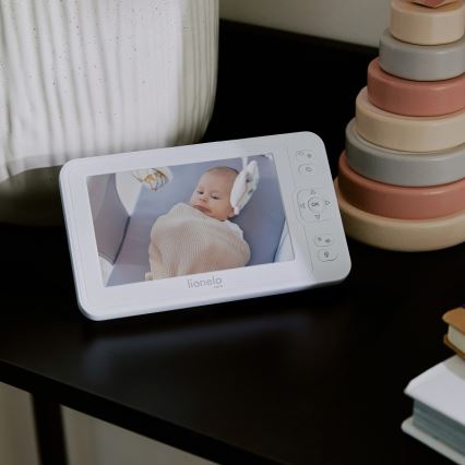 Lionelo - Écoute-bébé avec moniteur BABYLINE 8.3 5V 3600 mAh