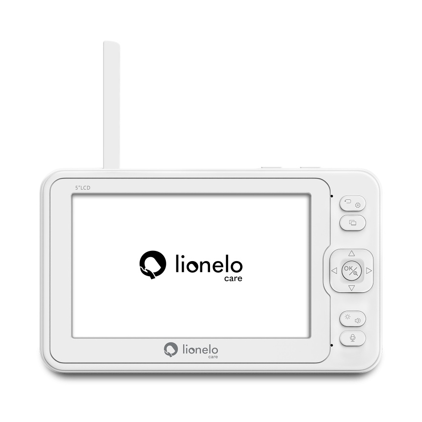 Lionelo - Écoute-bébé avec moniteur BABYLINE 8.3 5V 3600 mAh