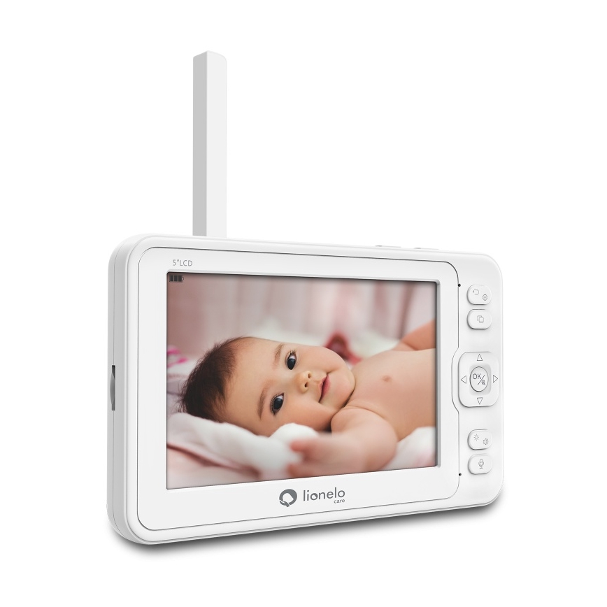 Lionelo - Écoute-bébé avec moniteur BABYLINE 8.3 5V 3600 mAh