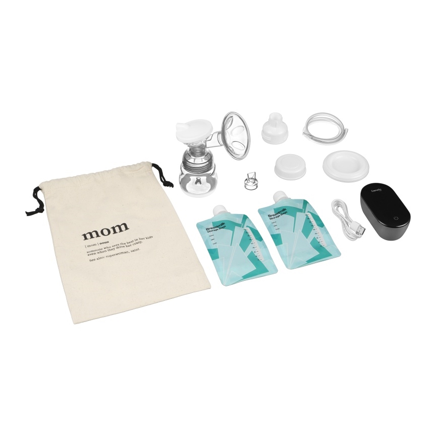 Lionelo - Oplaadbare elektrische borstkolf FIDI GO 5V 1200 mAh 150ml