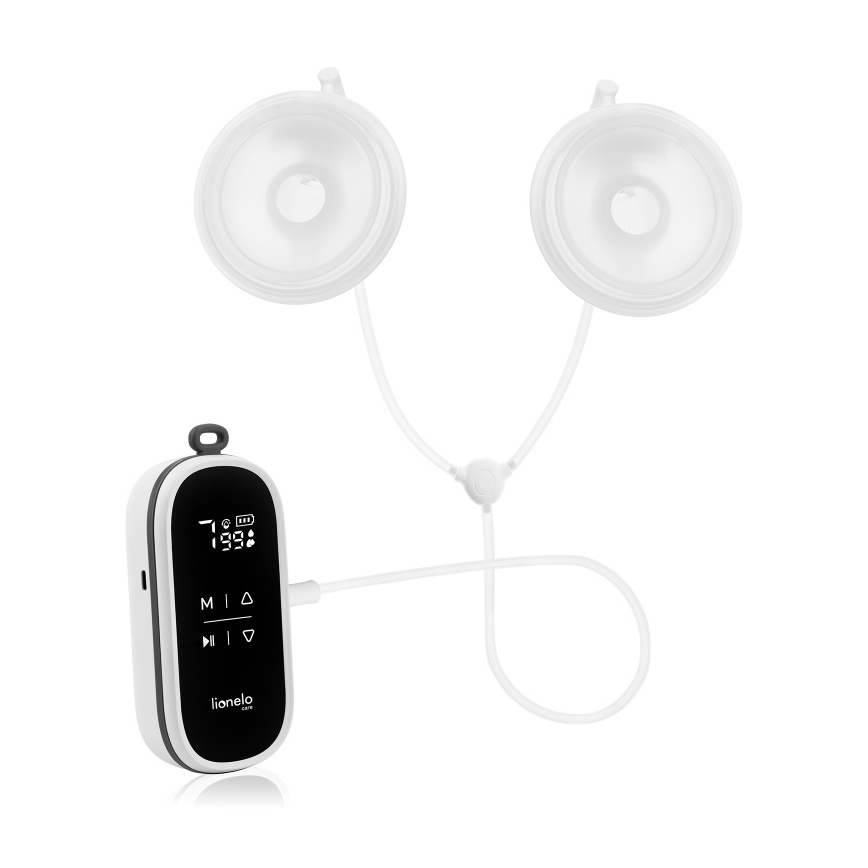Lionelo - Elektrische oplaadbare dubbele borstkolf TWEE FREE 5V 1500 mAh 150 ml
