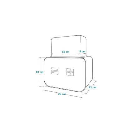 Lionelo - Flesverwarmer THERMUP DOUBLE 250W/230V wit