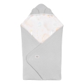 Lionelo - Inbakerdoek voor autostoeltje TRAVEL SWADDLE 90x90 cm Grijs Ballon