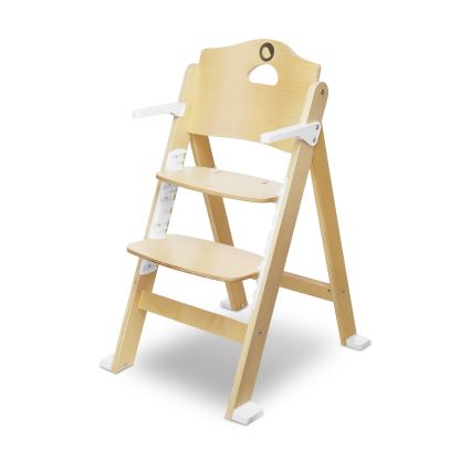 Lionelo - Kinder-eetstoel 3-in-1 FLORIS Wit Naturel