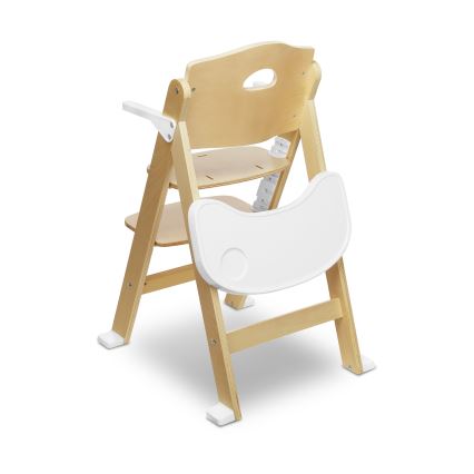 Lionelo - Kinder-eetstoel 3-in-1 FLORIS Wit Naturel