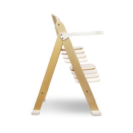 Lionelo - Kinder-eetstoel 3-in-1 FLORIS Wit Naturel