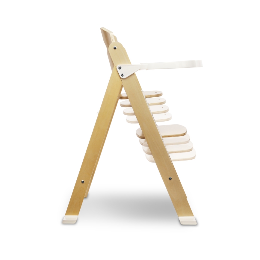 Lionelo - Kinder-eetstoel 3-in-1 FLORIS Wit Naturel