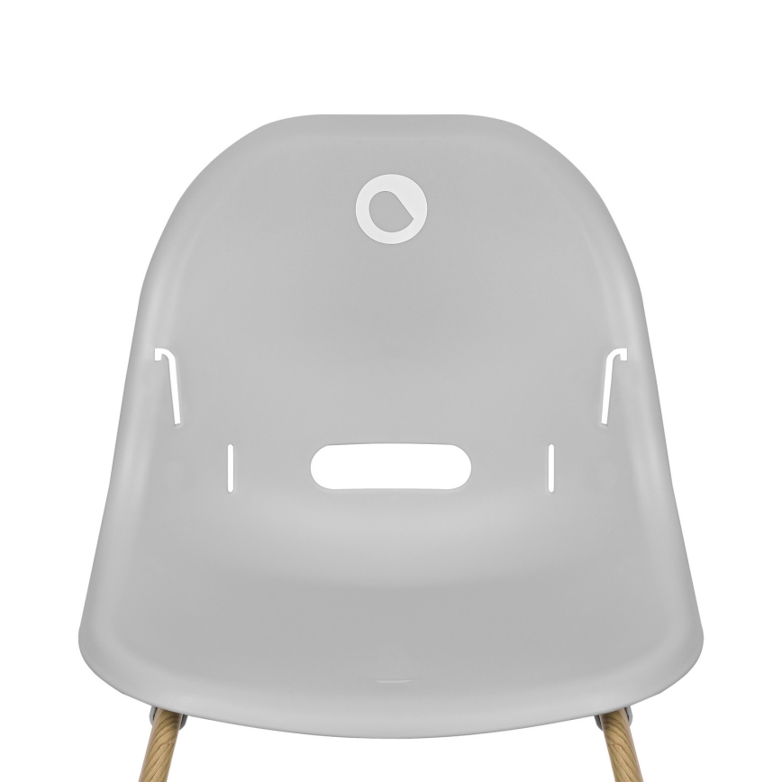 Lionelo - Kinder-eetstoel 4-in-1 DALIA SET Grey Stone Natural