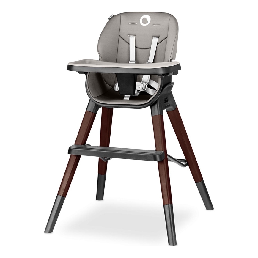Lionelo - Kinder-eetstoel MONA Black Onyx