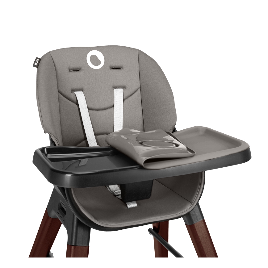 Lionelo - Kinder-eetstoel MONA Black Onyx