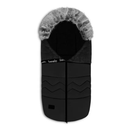 Lionelo - Kinder-voetenzak FRODE Black Carbon