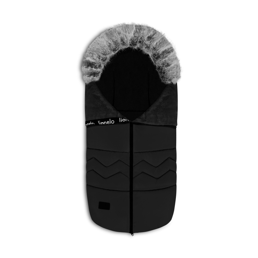 Lionelo - Kinder-voetenzak FRODE Black Carbon