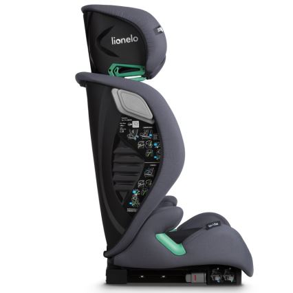 Lionelo - Kinderautostoel IGO i-Size 100-150 cm Grijs Grafiet