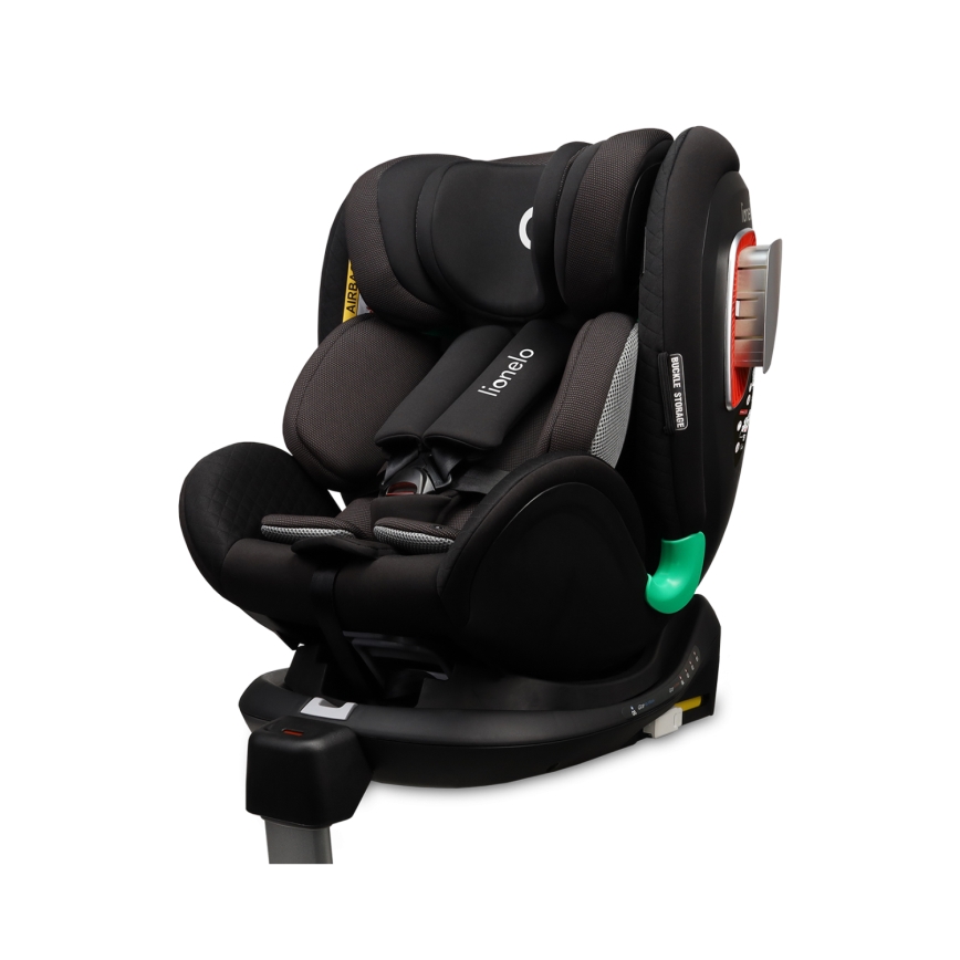 Lionelo - Autostoel met draaibare basis ANTOON PLUS i-Size 40-105 cm Black Onyx