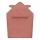 Lionelo - Kinderbadcape van mousseline met capuchon Koraalrood