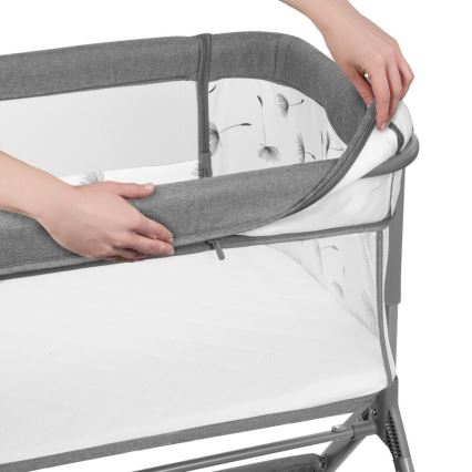 Lionelo - Kinderbed 3-in-1 LEONIE PLUS grijs