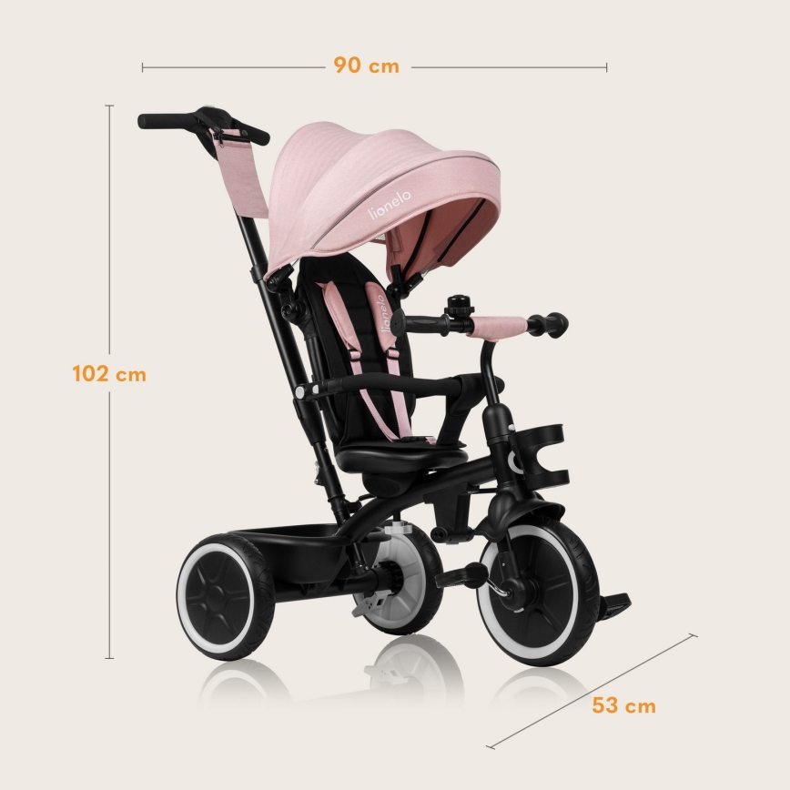 Lionelo - Kinderdriewieler BERRY Roze