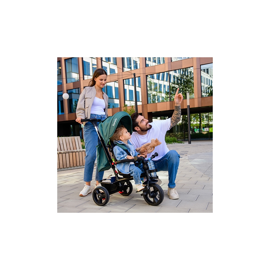 Lionelo - Kinderdriewieler HAARI groen/zwart