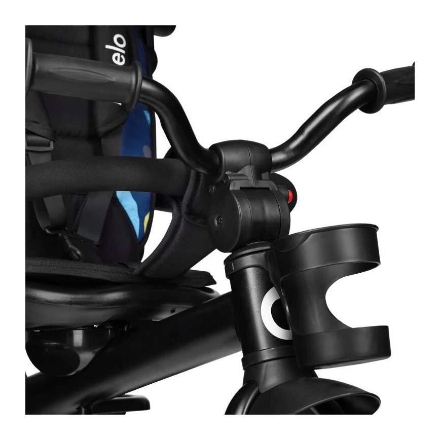 Lionelo - Kinderdriewieler HAARI zwart/veelkleurig