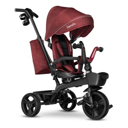 Lionelo - Kinderdriewieler KORI Red Burgundy