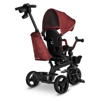 Lionelo - Kinderdriewieler KORI Red Burgundy